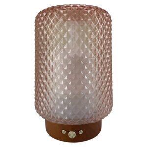 SpaRoom Dahlia Diffuser Textured Glass Aromatherapy Ultrasonic Essential Oils